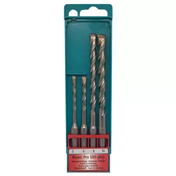 набор буров по бетону HELLER SDS-Plus 5-10мм 4шт