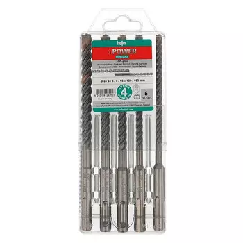 набор буров SDS+ HELLER 4POWER 29202 5 шт.