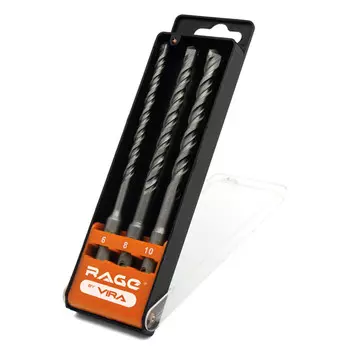 набор буров RAGE by VIRA SDS-plus 6-10мм 3шт