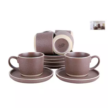 набор чайный Brown Terra 6/12 250мл керамика
