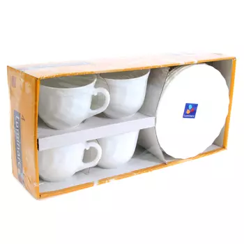 набор чайный LUMINARC Трианон 4/8 280мл стекло