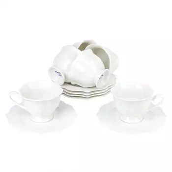 набор чайный NOUVELLE HOME Belle 6/12 160мл фарфор