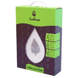 набор д/бани 3пр. (шапка, рукавица, коврик) войлок