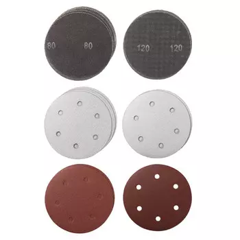 набор дисков шлифовальных и полировальных KWB 225мм 15предметов