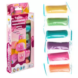 набор для лепки 6 цветов зефирный/маршмеллоу в асс-те