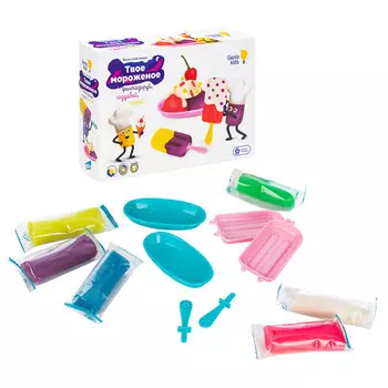 набор для лепки Твое мороженое 6шт