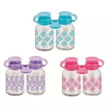 набор для специй RENGA Joli 2предмета стекло, пластик в асс-те