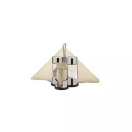 набор для специй TESCOMA Club 4 предмета на подставке стекло, нерж.сталь, пластик