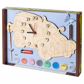 набор для творчества Часы настенные с красками под роспись в асс-те