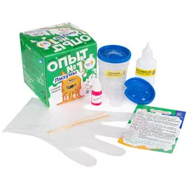 набор для творчества Опыт N1 Лизун создай лизуна