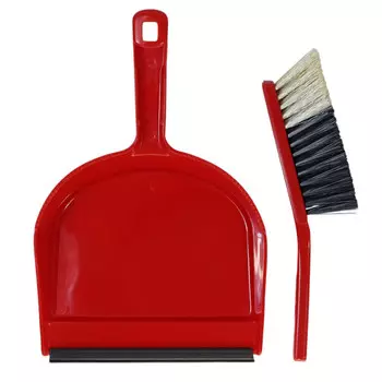 набор для уборки MR BRUSH Classik: щетка-сметка + совок пластик