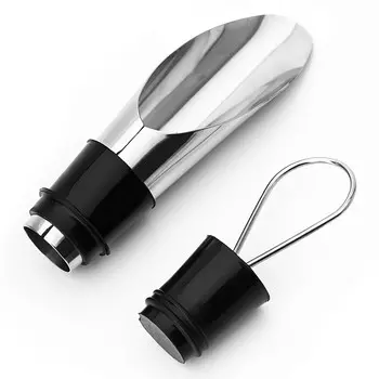 набор для вина ATMOSPHERE of art In Vino 2 предмета: аэратор, пробка нерж.сталь, силикон