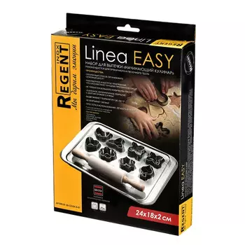 набор для выпечки REGENT INOX Easy Начинающий кулинар 10шт. антипригарное покрытие,сталь,дерево