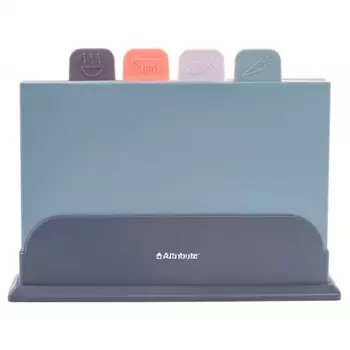 набор досок раздел. ATTRIBUTE Scandinavia 4шт 32х24см на подставке пластик