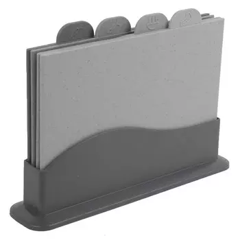 набор досок раздел. TODELIA 4шт 27x18см на подставке пластик