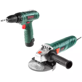 набор дрель-шуруповерт HAMMER ACD12LE + УШМ USM710D