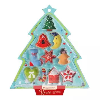 набор форм для печенья ATMOSPHERE Wonder mix 10шт. нерж.сталь