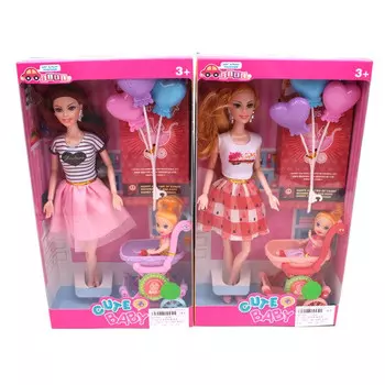 набор игровой Мама с дочкой с аксессуарами