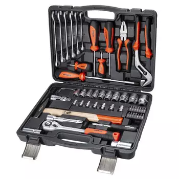 набор инструмента AV STEEL 1/4" 1/2" 56 предметов