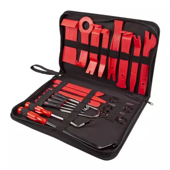 набор инструментов для демонтажа панелей салона AV STEEL 25 предметов