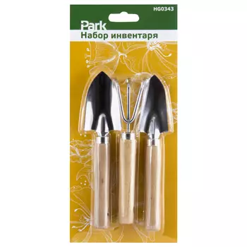 набор инструментов для комнатных растений PARK 2 совка/рыхлитель металл/дерево