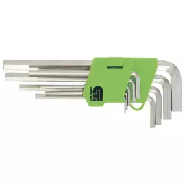 набор ключей Г-образные HEX короткие СИБРТЕХ 1,5-10мм 9шт