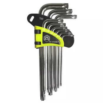 набор ключей Г-образных TORX ARMERO Т10-Т50 9 предметов