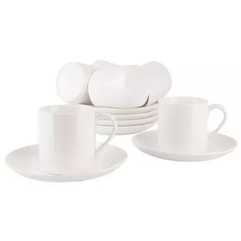 набор кофейный NOUVELLE HOME Notele 6/12 120мл фарфор