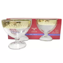 набор креманок Барокко 2шт 250мл стекло