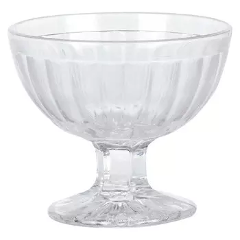 набор креманок KOOPMAN 3шт 10х8см стекло прозрачный