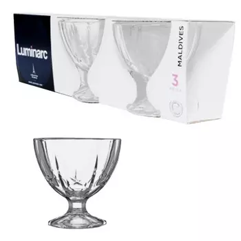 набор креманок LUMINARC Мальдивы 3шт. 280мл стекло