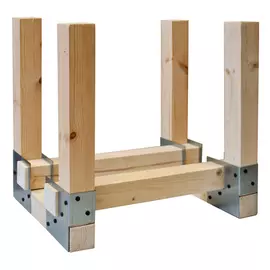 набор крепежный ESSE для поленницы под брус 50мм сталь 0,12х0,12х0,07м