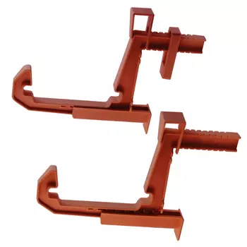 кронштейн для балконного ящика 2шт терракот пластик