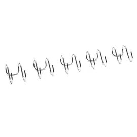 набор крючков двойных, 5 шт, хром