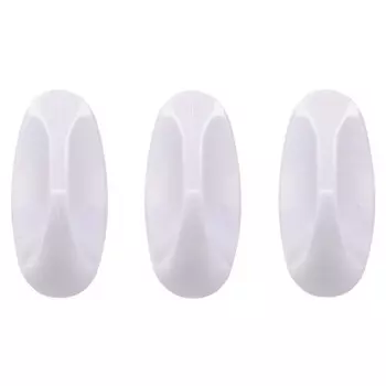 набор крючков MARMITON 3шт 5,5х2,5см на клеевой основе пластик