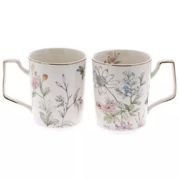 набор кружек BALSFORD Кларисса 2шт. 400мл фарфор