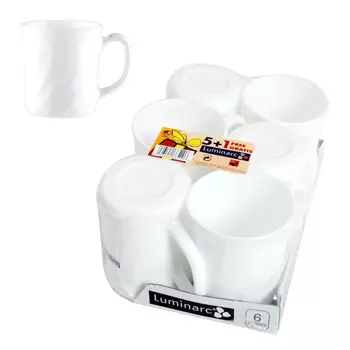 набор кружек LUMINARC Трианон 6шт 290мл стекло