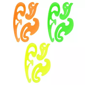 набор лекал СТАММ 3шт пластиковый