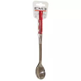 набор ложек коктейльных EME Perla 2шт нерж.сталь, пластик, красный