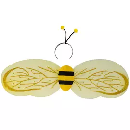 набор маскарадный Пчела (ободок-рожки, крылья)