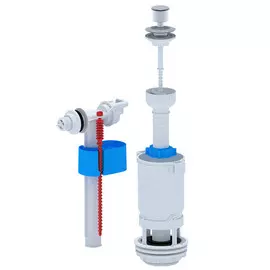 набор механизмов для унитаза АНИПЛАСТ боковое подключение 1 режим шток