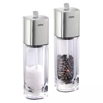 набор мельниц для соли и перца GEFU 18 см 2 шт акрил, нерж.сталь