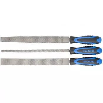 набор напильников 200мм,3шт.барс