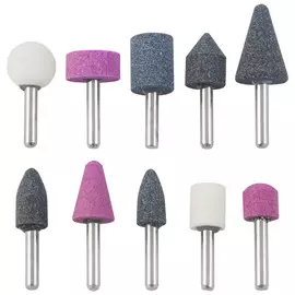 набор насадок шлифовальных THORVIK 10 предметов