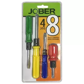 набор отверток двухсторонних Jober 4шт