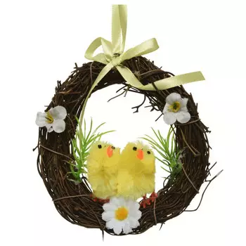 набор пасхальный Венок с цыплятами 20см