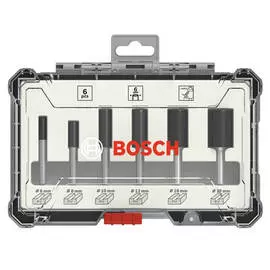 набор пазовых фрез BOSCH 6мм 6шт