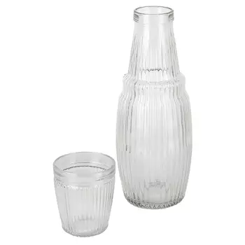 набор питьевой NOUVELLE HOME 2 предмета: графин 1,1л + стакан 220мл стекло