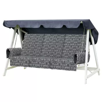 набор подушек для качелей 171х111см с подлокотниками гобелен в асс-те