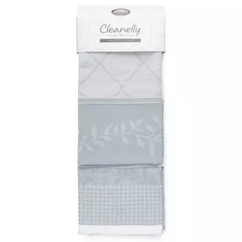 набор полотенец кухонных CLEANELLY Вивьен 50х70см 2шт пестротканых, арт. КНЦ-560-556-6327